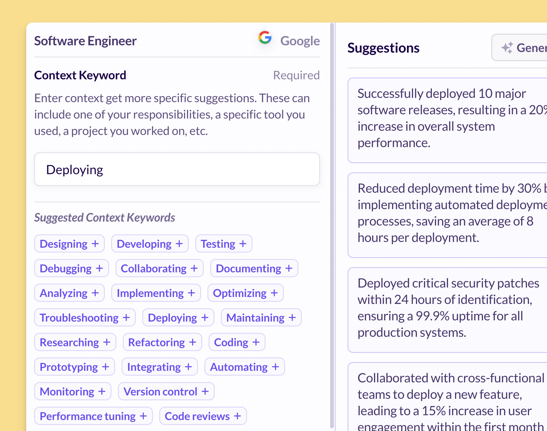 ChatGPT Resume