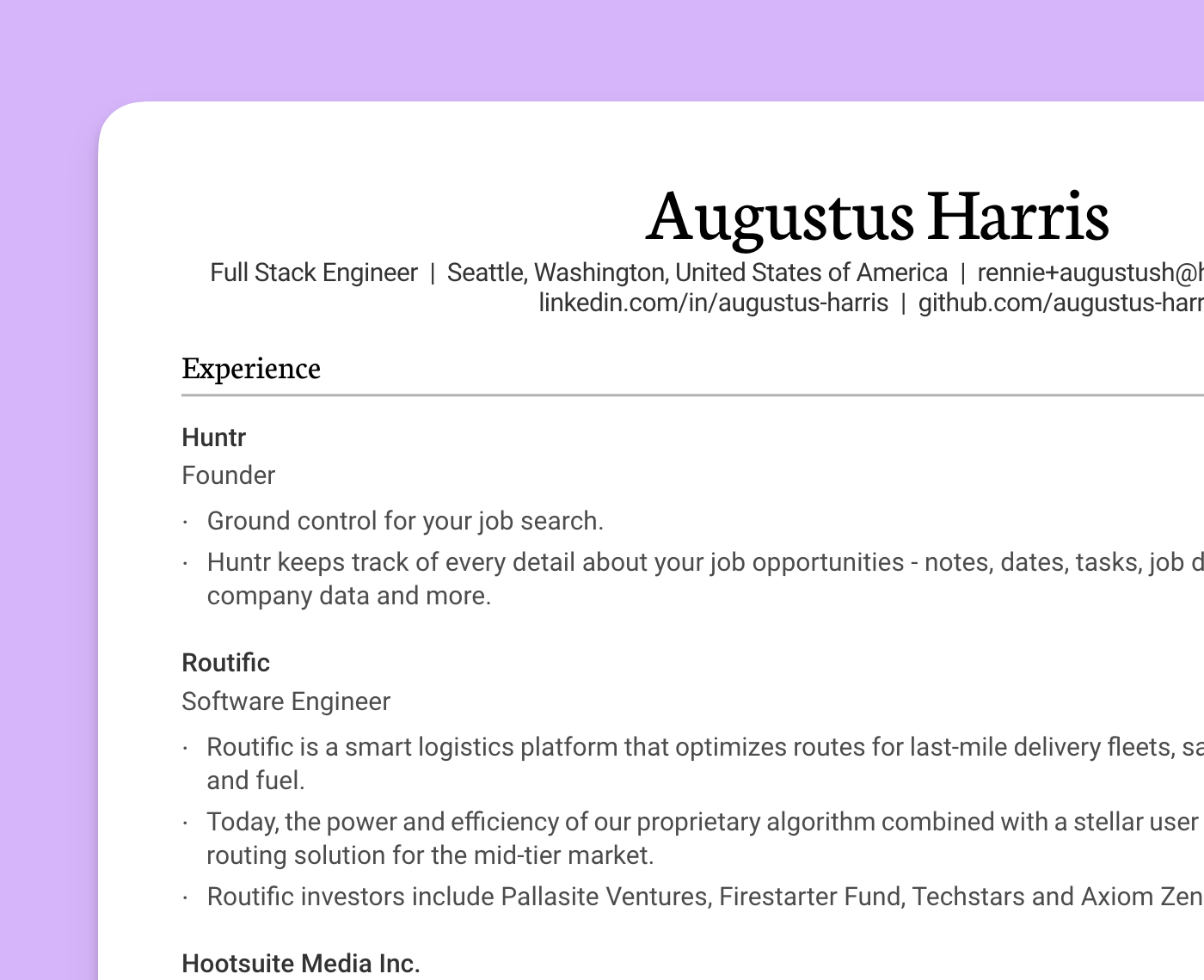 Great for job seekers, career coaches, and more