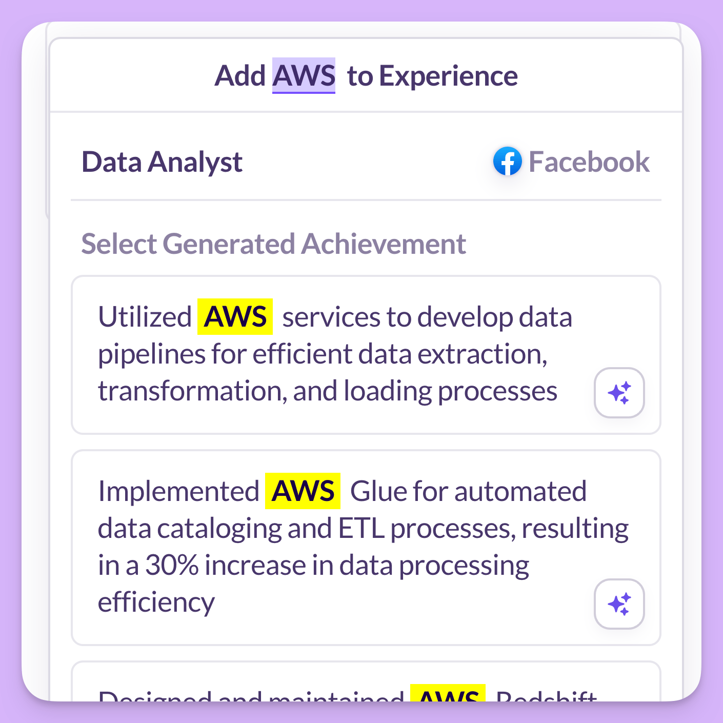 AI Keyword Integration